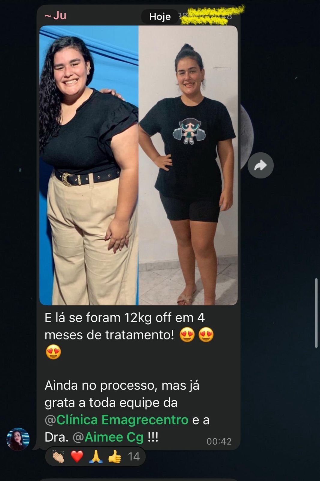 Depoimento de paciente