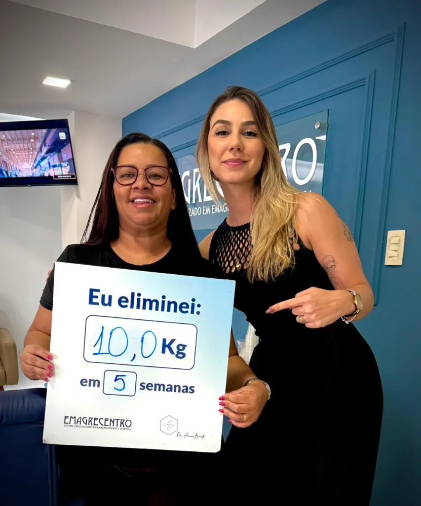 Paciente eliminou 10 kg em 5 semanas